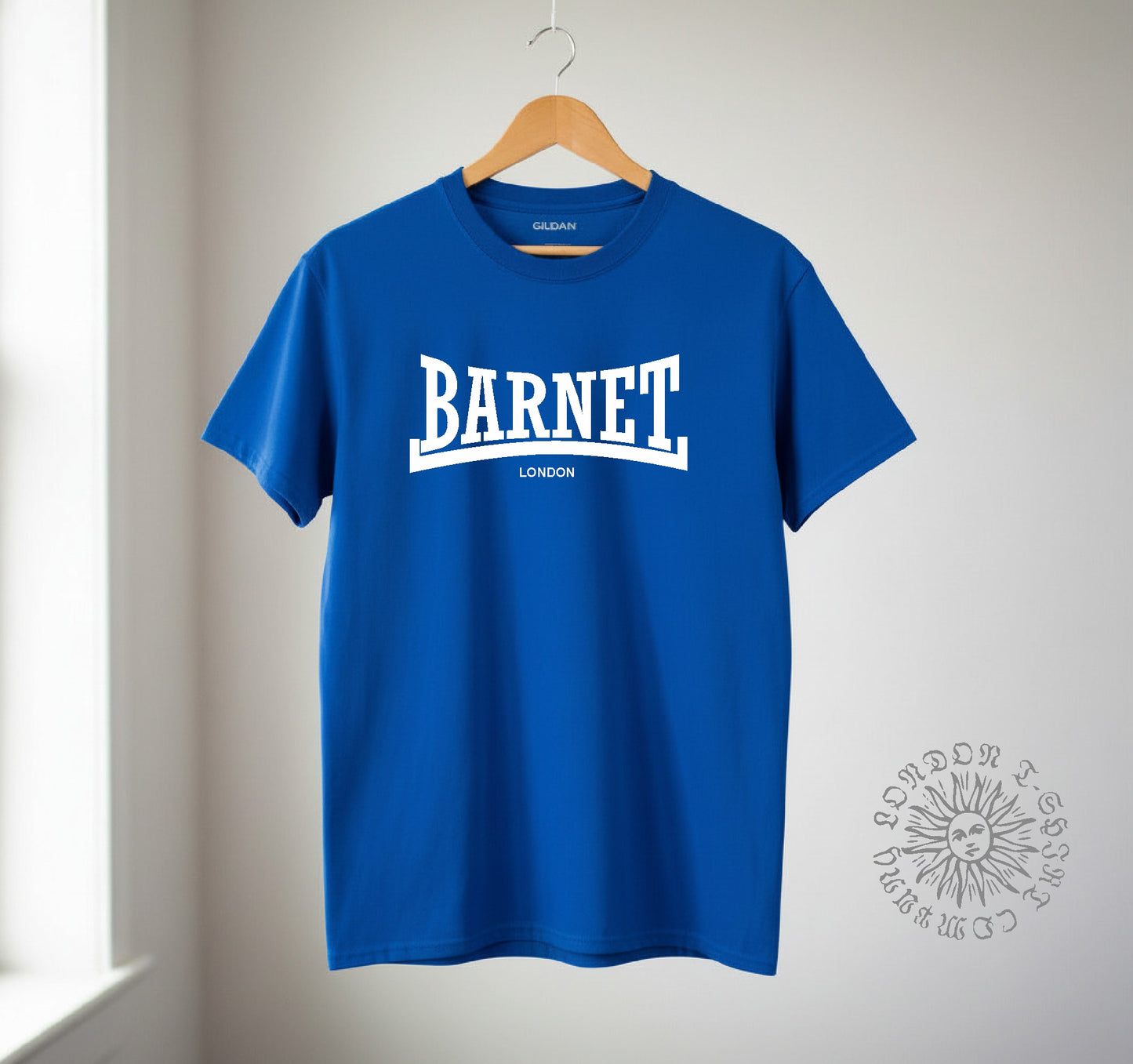 Barnet T-Shirt - London Souvenir, Custom Print Available, Various Colours