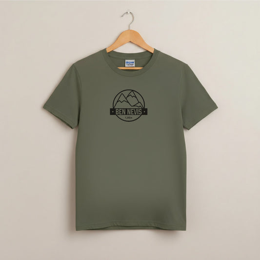 Ben Nevis T-Shirt - Fort William, Scotland, Mountain, Hiking, Various Colours