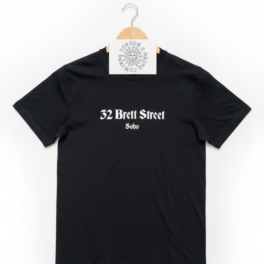 32 Brett Street, Soho T-Shirt - Verloc's Shop, Inspired By 'The Secret Agent', Joseph Conrad, London Souvenir, S-XXL