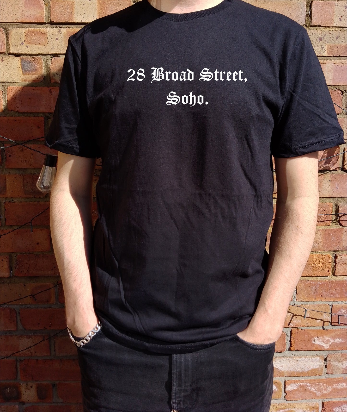 William Blake T-Shirt - 28 Broad Street, Soho, London Souvenir, S-XXL