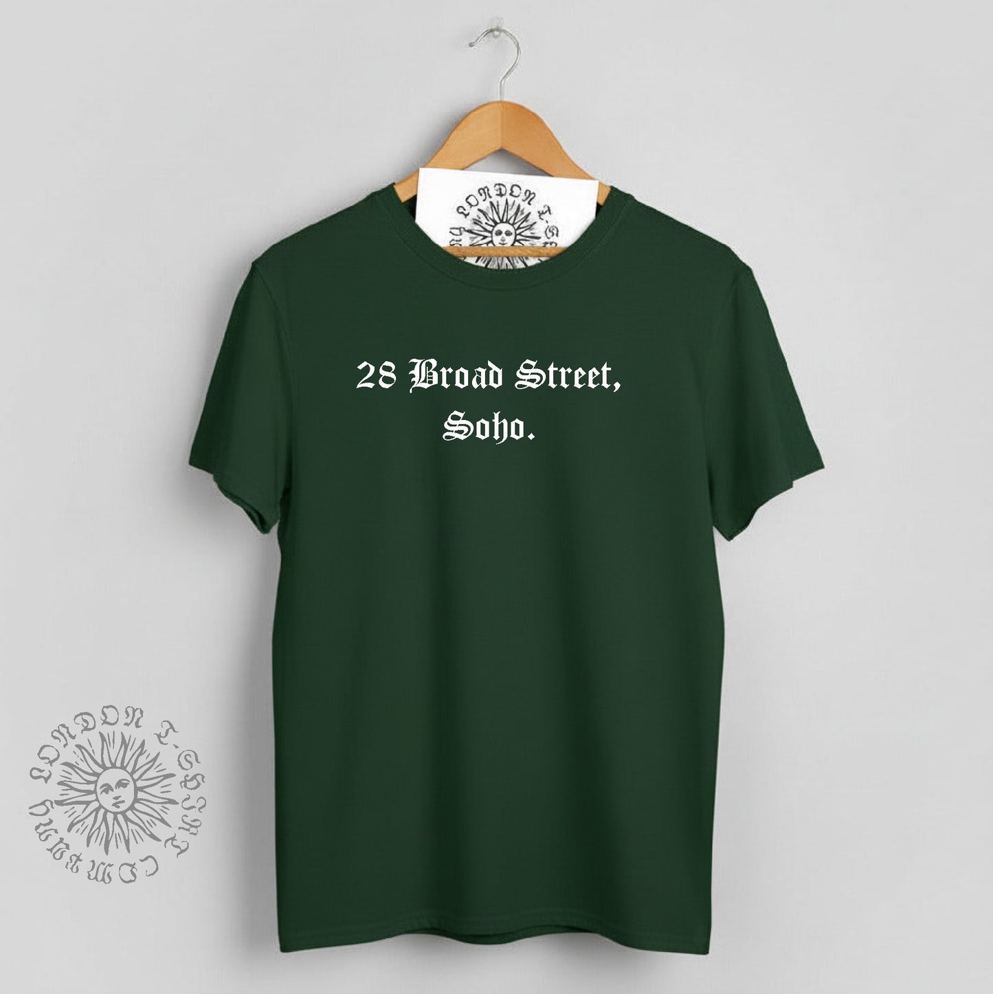 William Blake T-Shirt - 28 Broad Street, Soho, London Souvenir, S-XXL