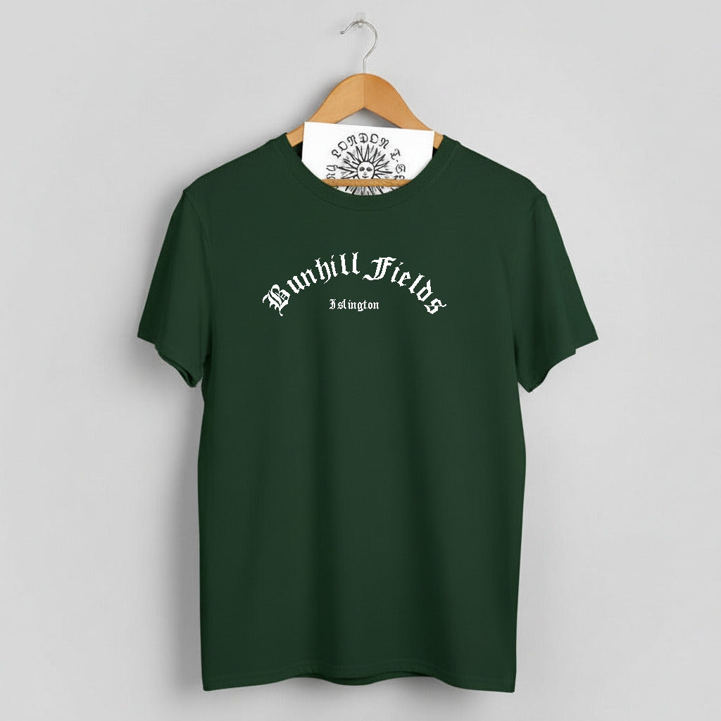 Bunhill Fields T-Shirt - Islington Nonconformist burial ground, Various Colours