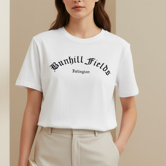 Bunhill Fields T-Shirt - Islington Nonconformist burial ground, Various Colours