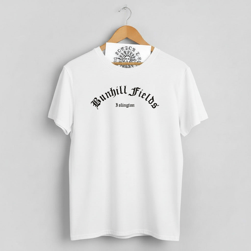 Bunhill Fields T-Shirt - Islington Nonconformist burial ground, Various Colours