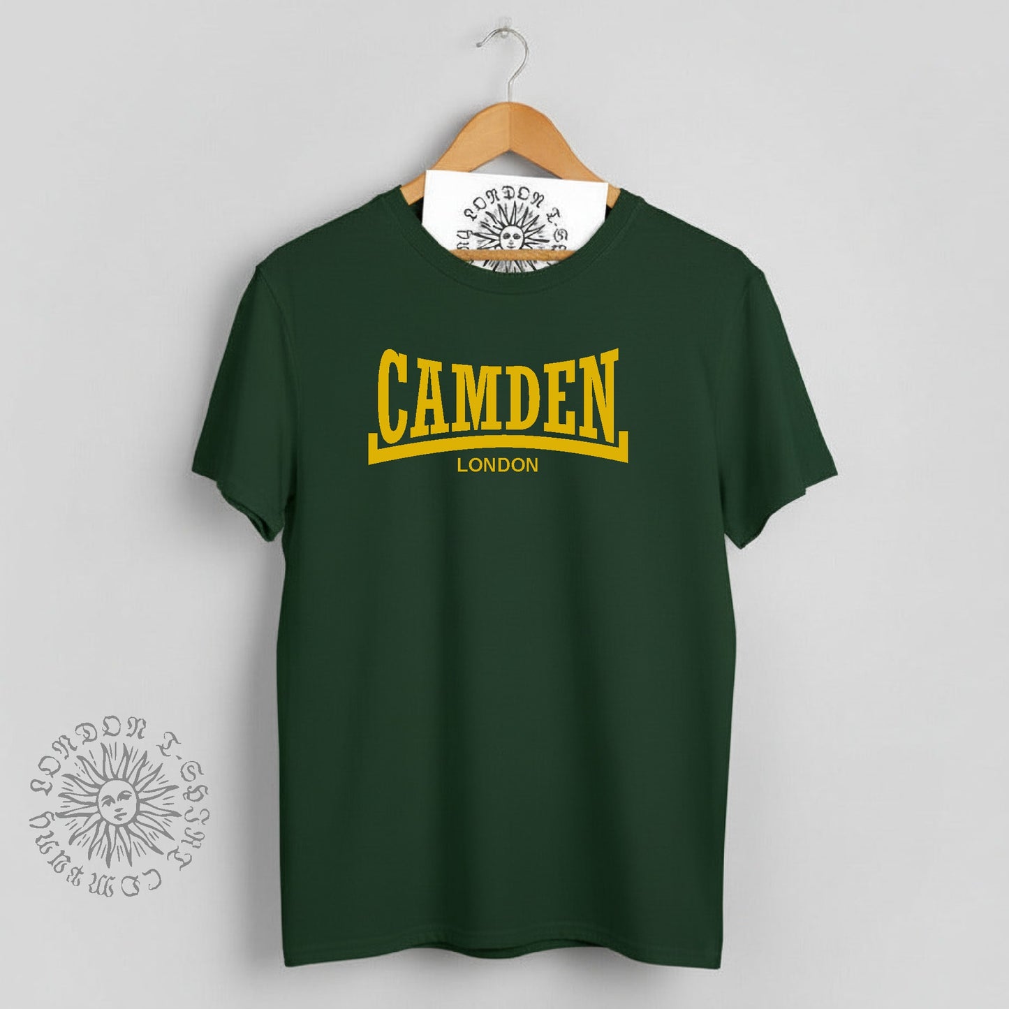Camden Souvenir T-Shirt - Retro Logo, London, Various Colours