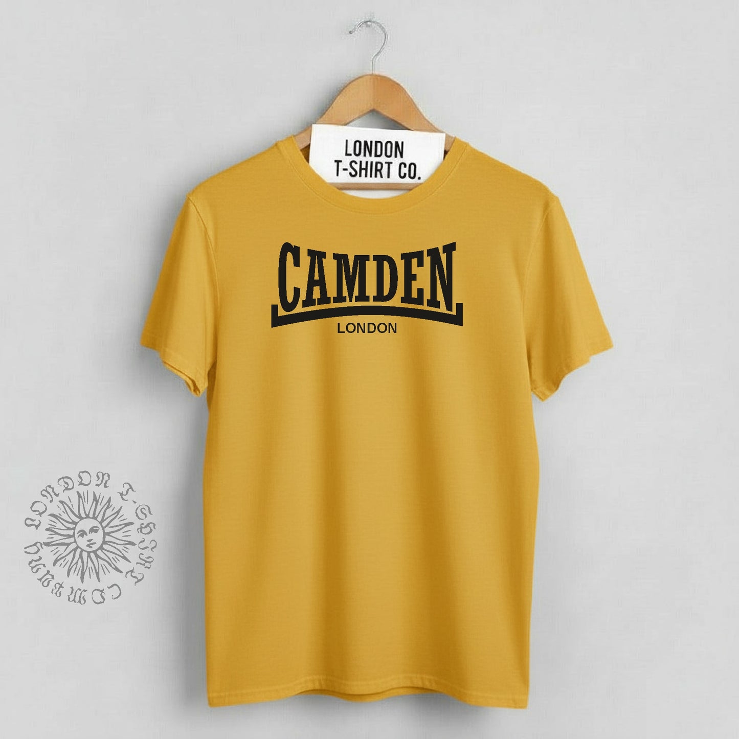 Camden Souvenir T-Shirt - Retro Logo, London, Various Colours