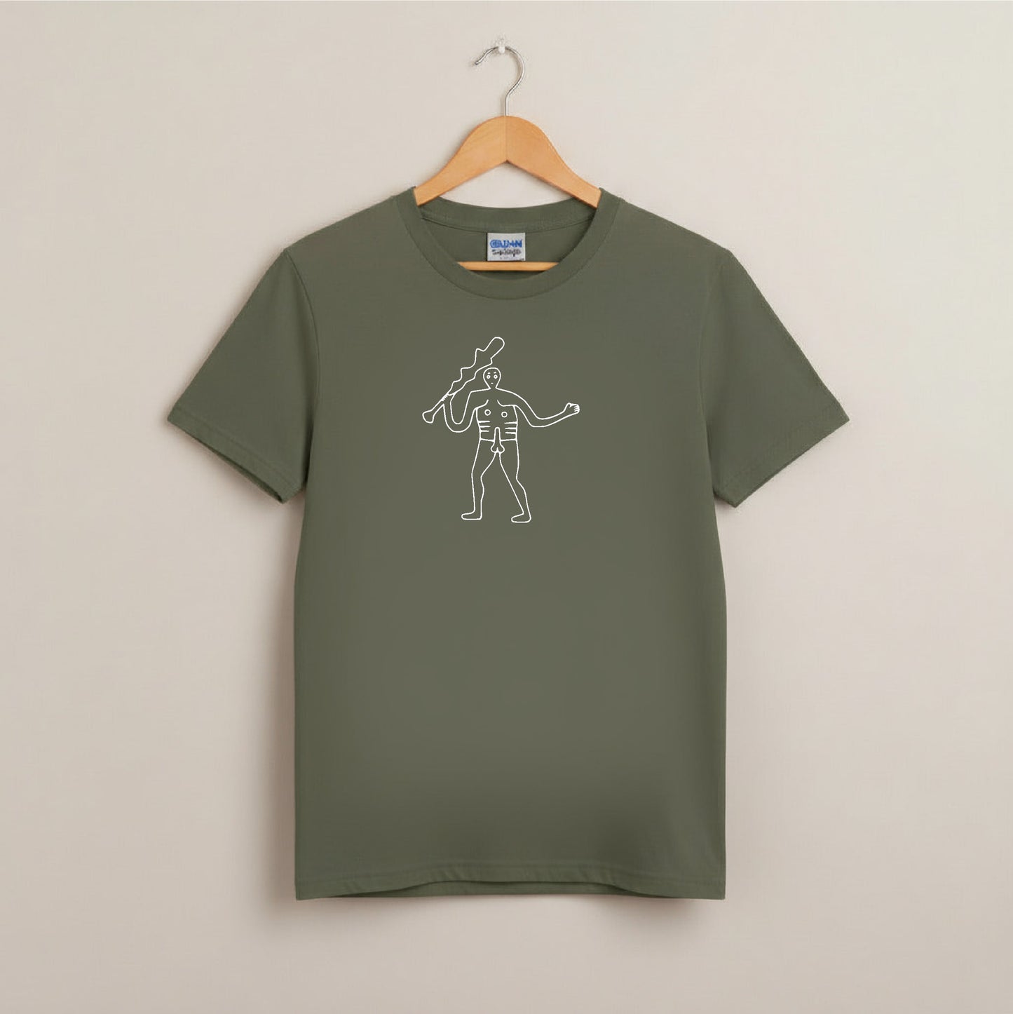 Cerne Abbas giant T-Shirt - Hill Figure, Folklore, S-XXL Various Colours