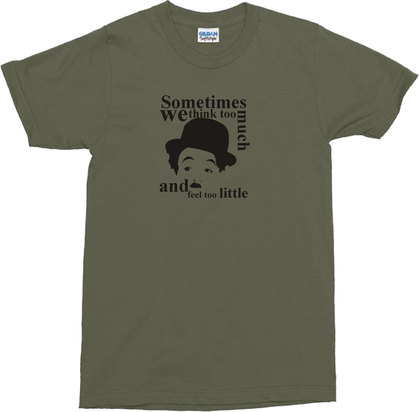 Charlie Chaplin T-Shirt - Great Dictator Speech, Various Colours