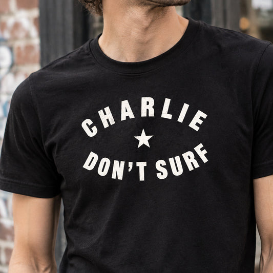 Charlie Don't Surf, Star T-Shirt - Retro Army, Apocalypse Now Inspired, Punk, Various Colours