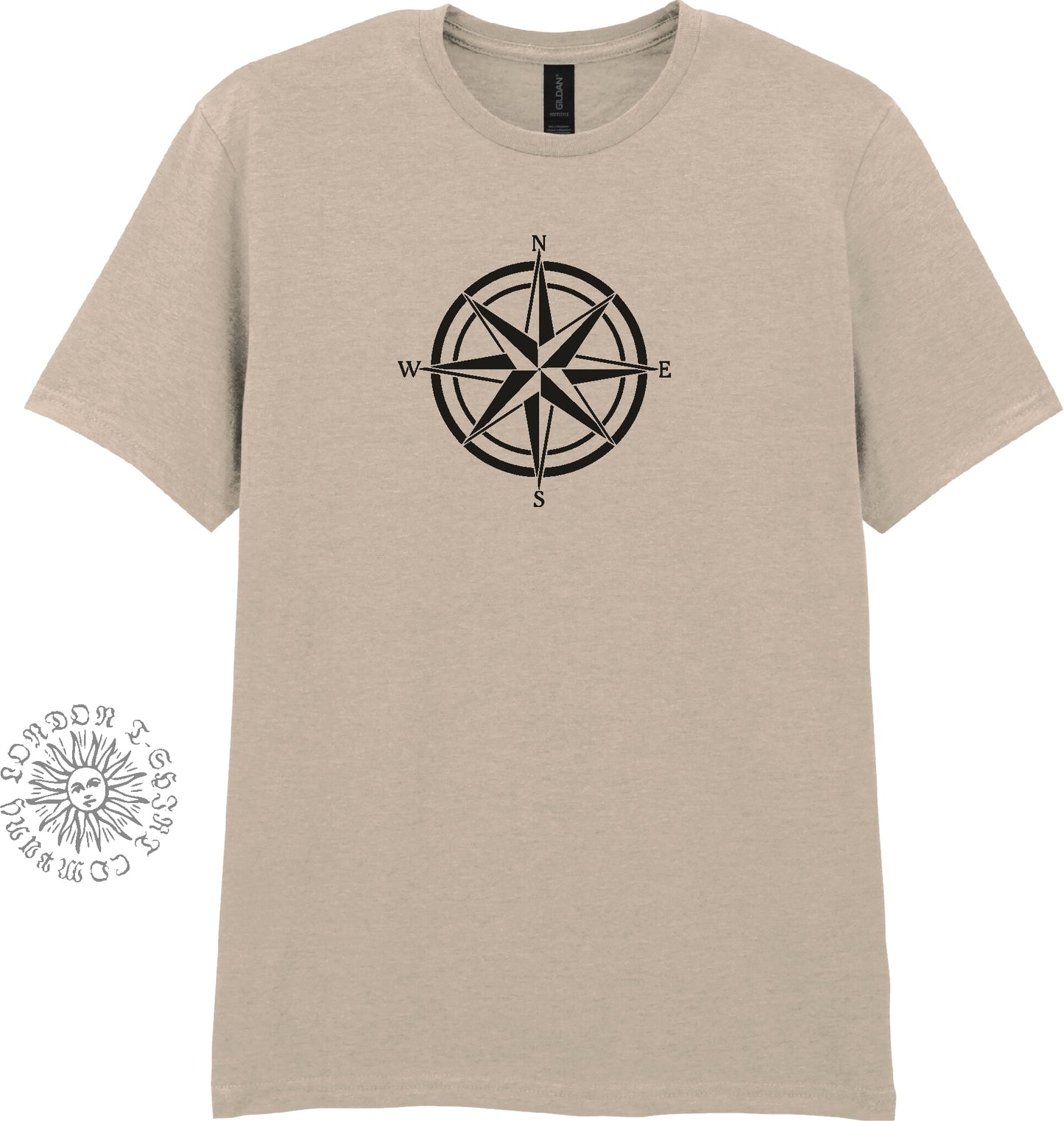 Compass T-Shirt - Explore, Travel Top, Various Colours