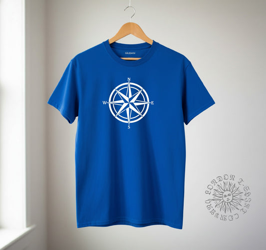 Compass T-Shirt - Explore, Travel Top, Various Colours