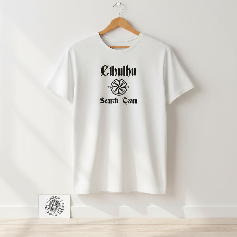 Cthulhu T-Shirt - Search Team, H. P. Lovecraft, Weird Fantasy Horror, Various Colours