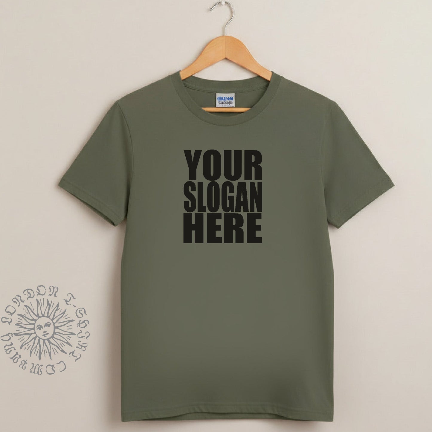 Custom Print Slogan T-Shirt: Impact, Various Colours