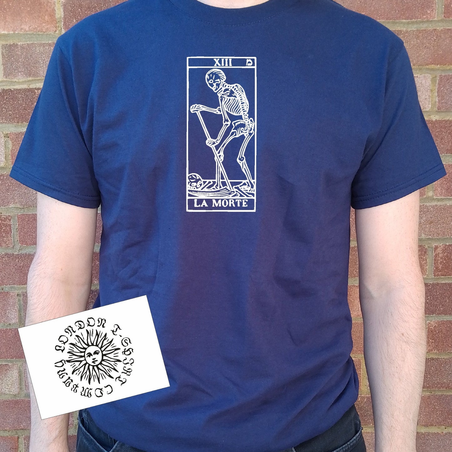 Tarot Death Card T-Shirt - Organic Cotton, Various Colours