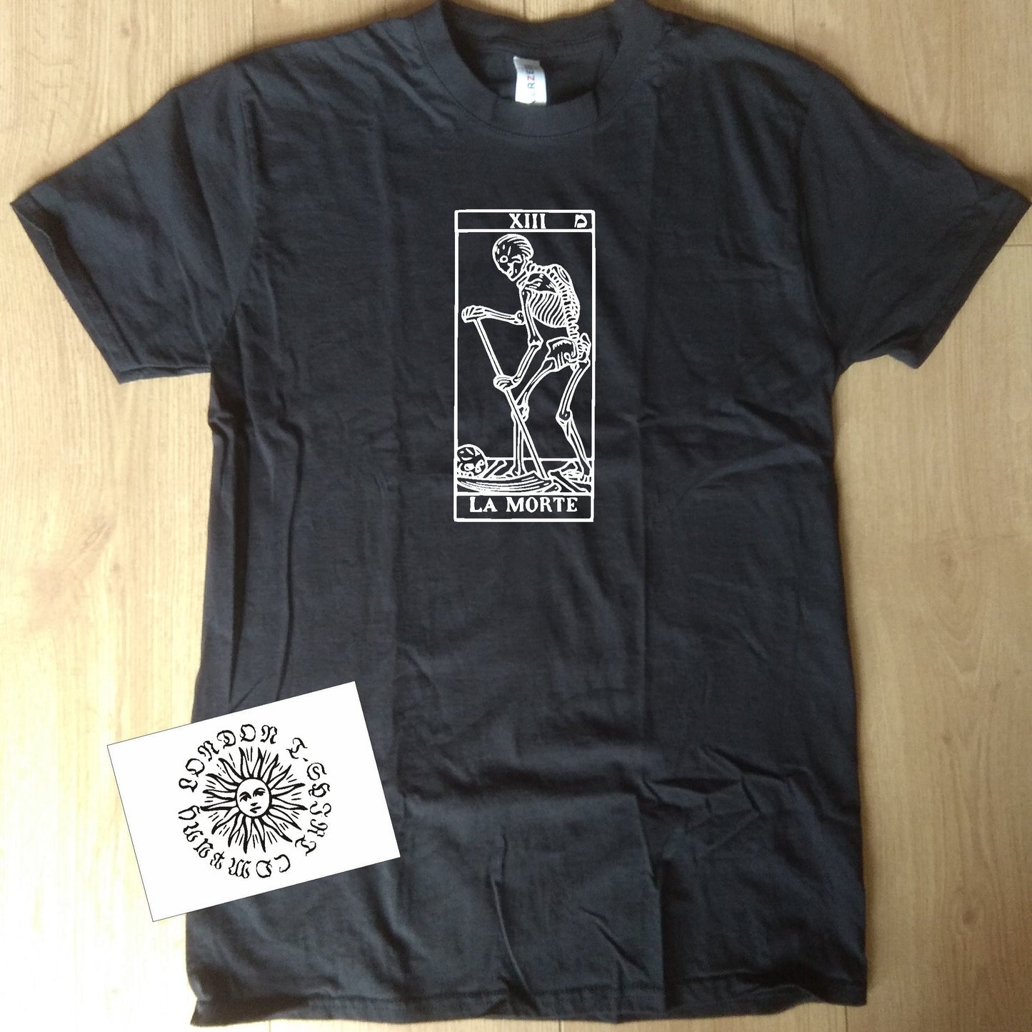 Tarot Death Card T-Shirt - Organic Cotton, Various Colours