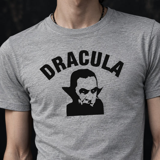 Dracula T-Shirt - Retro Vampire Horror, Various Colours