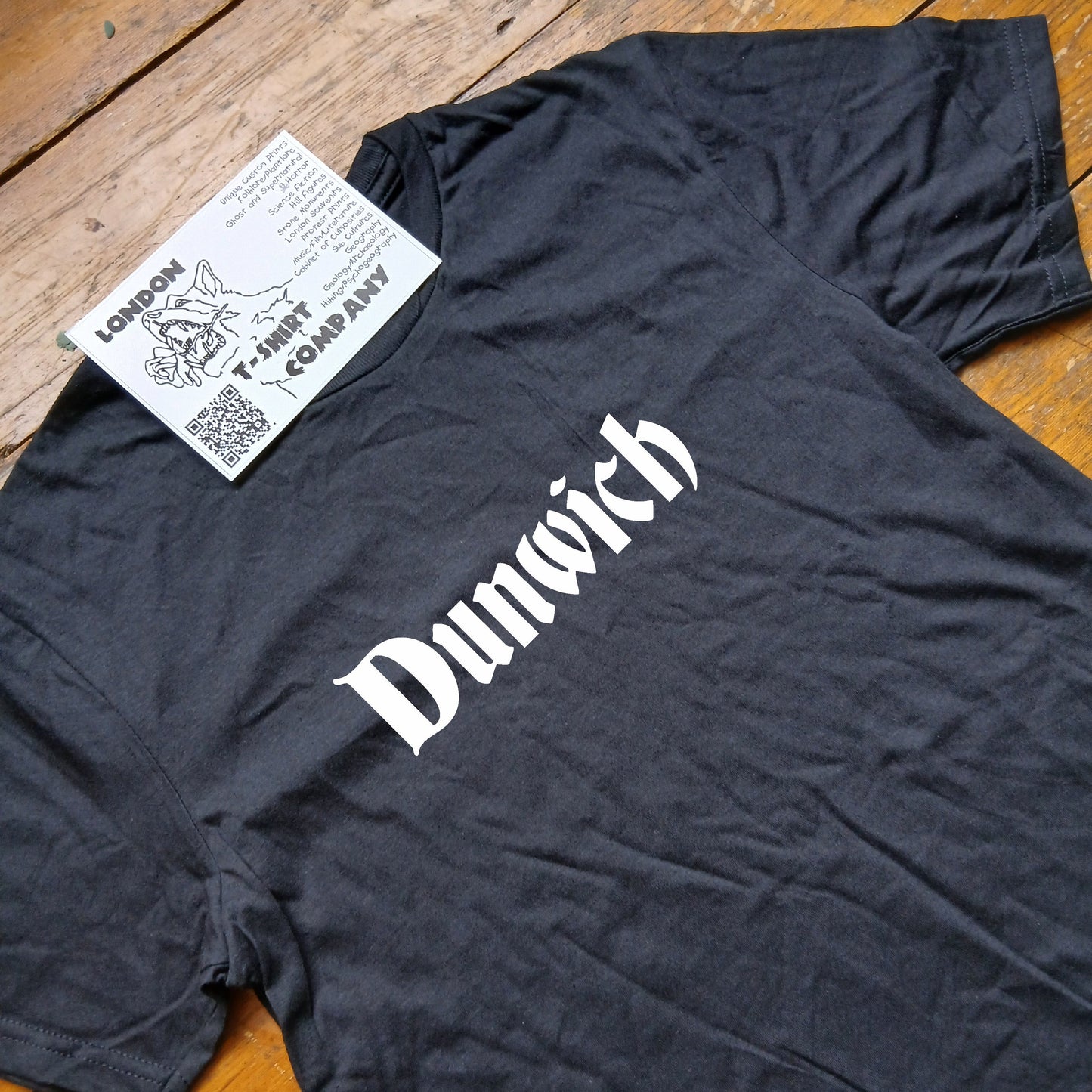 Dunwich T-Shirt - H. P. Lovecraft, Suffolk Souvenir, Massachusetts, Various Colours