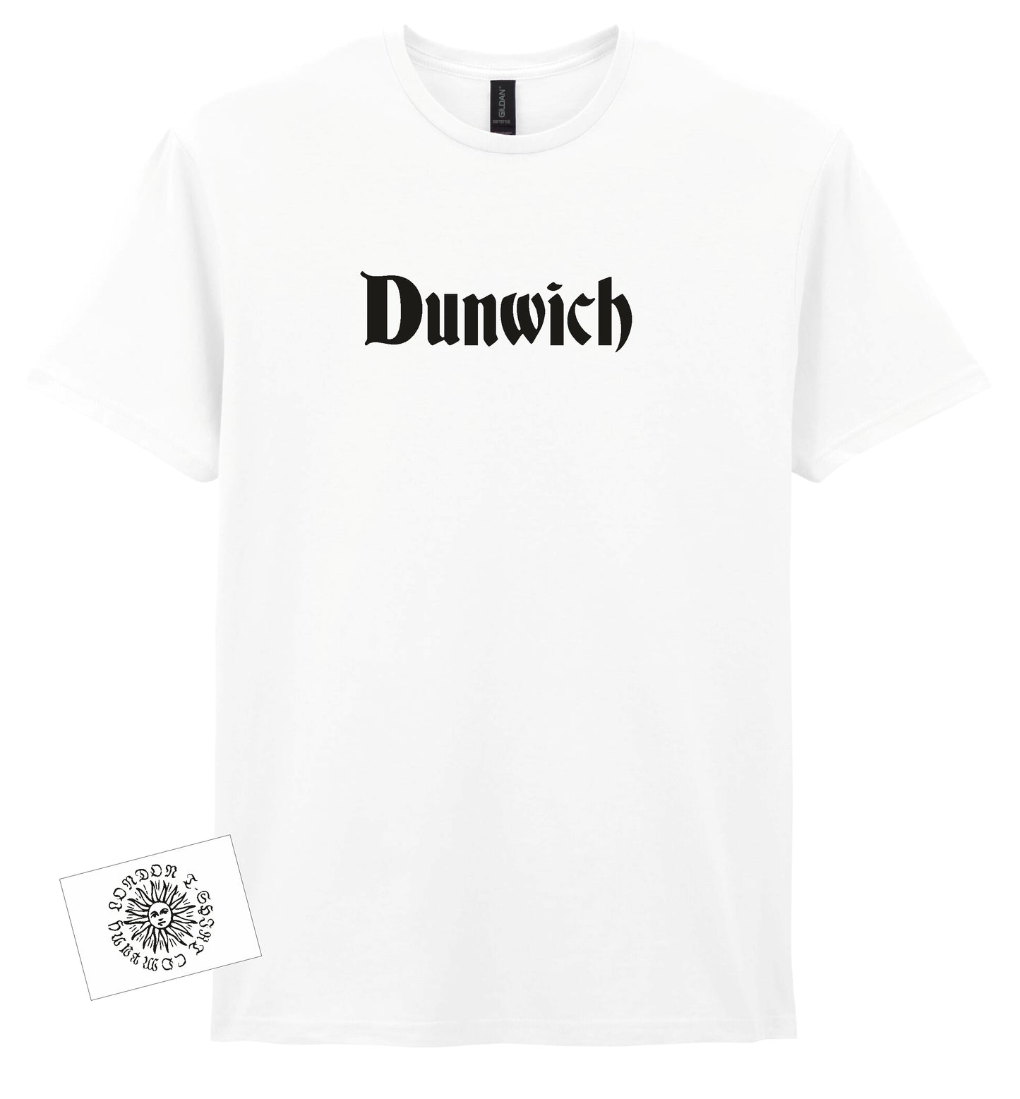Dunwich T-Shirt - H. P. Lovecraft, Suffolk Souvenir, Massachusetts, Various Colours