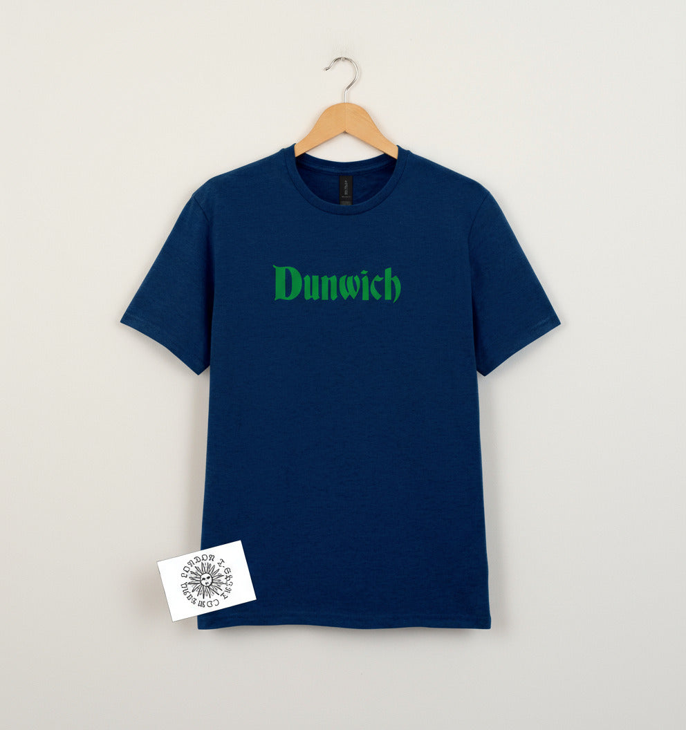 Dunwich T-Shirt - H. P. Lovecraft, Suffolk Souvenir, Massachusetts, Various Colours