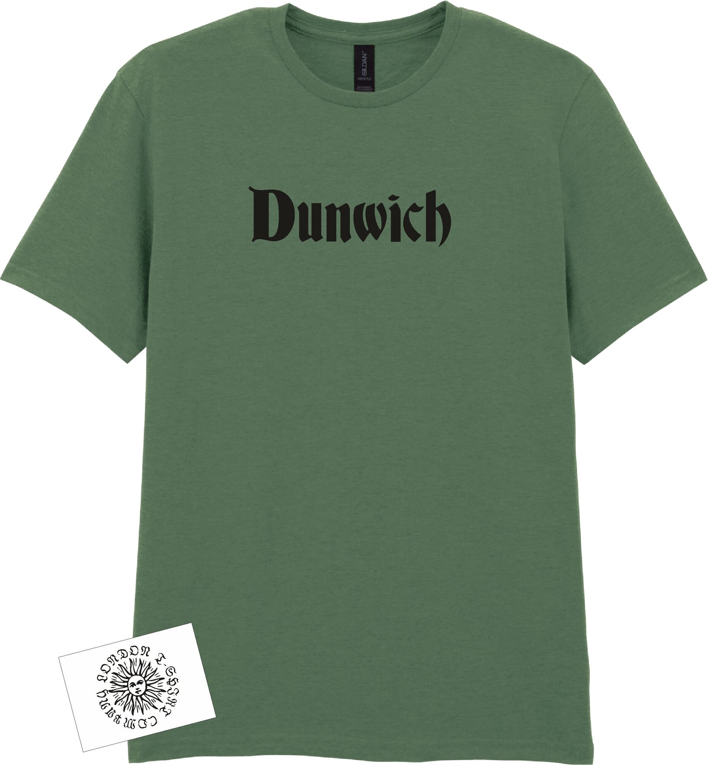 Dunwich T-Shirt - H. P. Lovecraft, Suffolk Souvenir, Massachusetts, Various Colours
