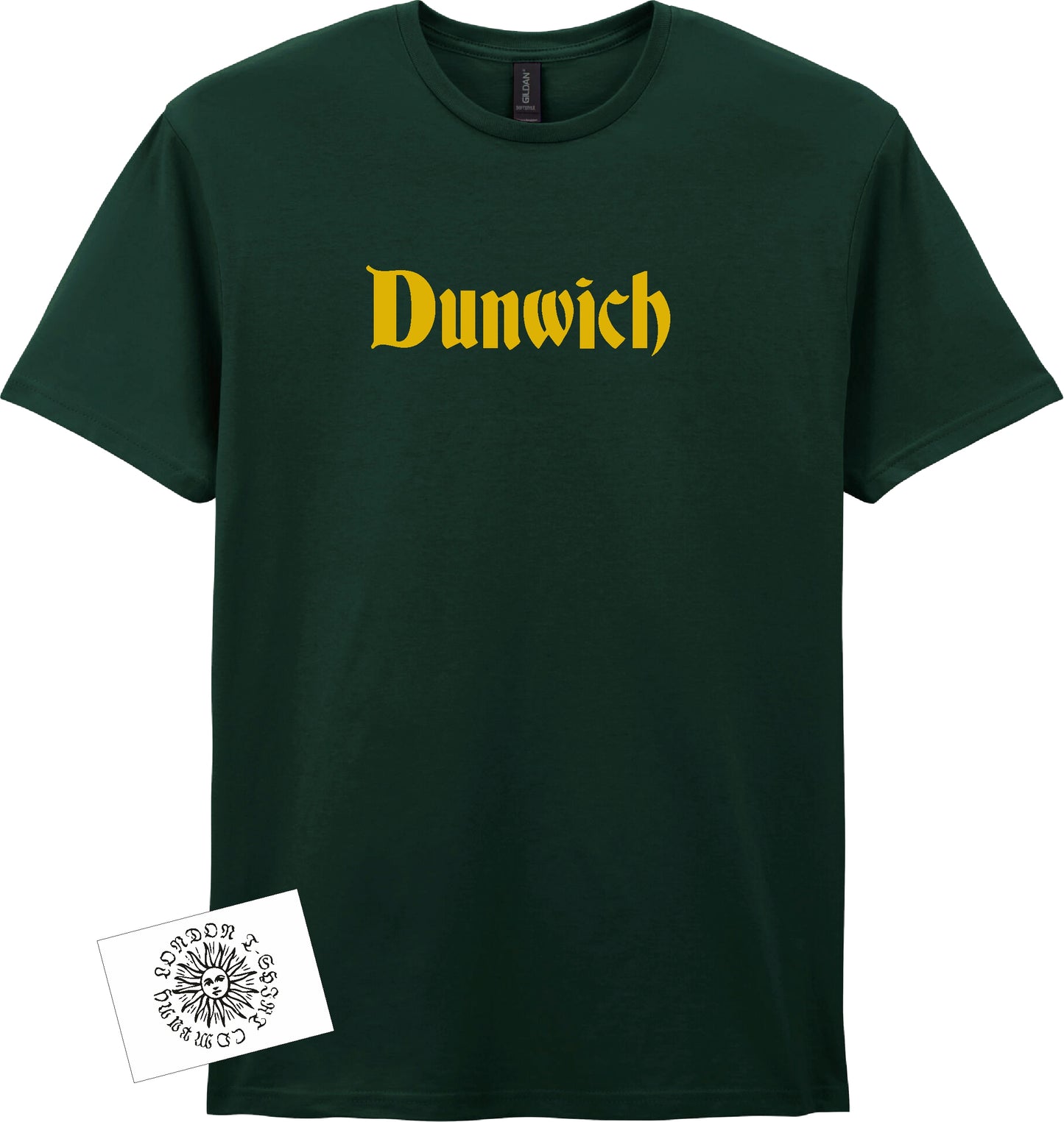Dunwich T-Shirt - H. P. Lovecraft, Suffolk Souvenir, Massachusetts, Various Colours