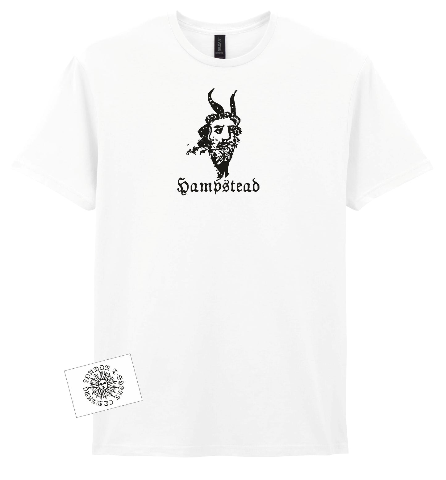 Hampstead, Pan T-Shirt: Design Inspired By The D.H. Lawrence Ghost Story 'The Last Laugh', Various Colours