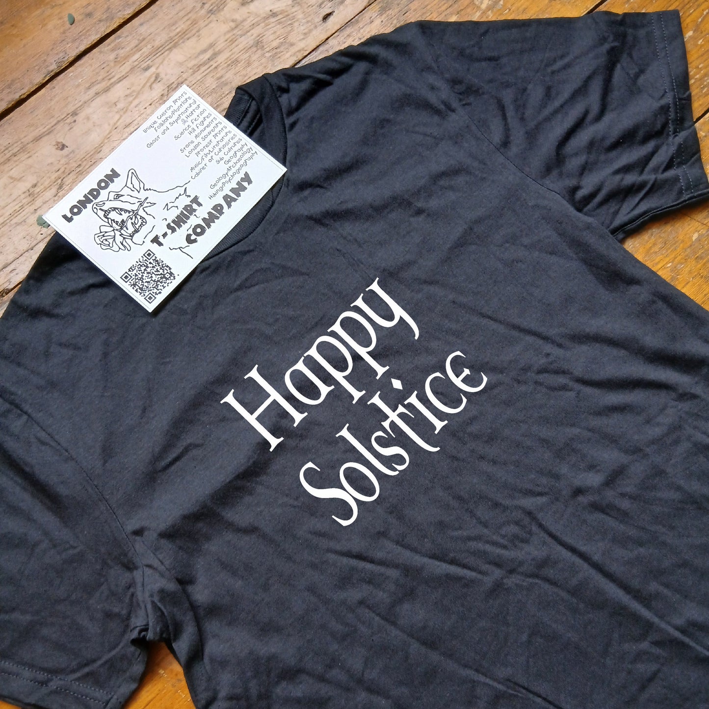 Happy Solstice T-Shirt - Alternative Christmas, Winter Festive Gift, Various Colours