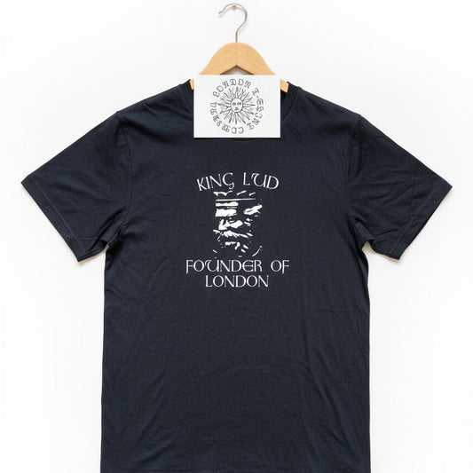 King Lud T-Shirt - Founder of London, Alternative London Souvenir, Various Colours