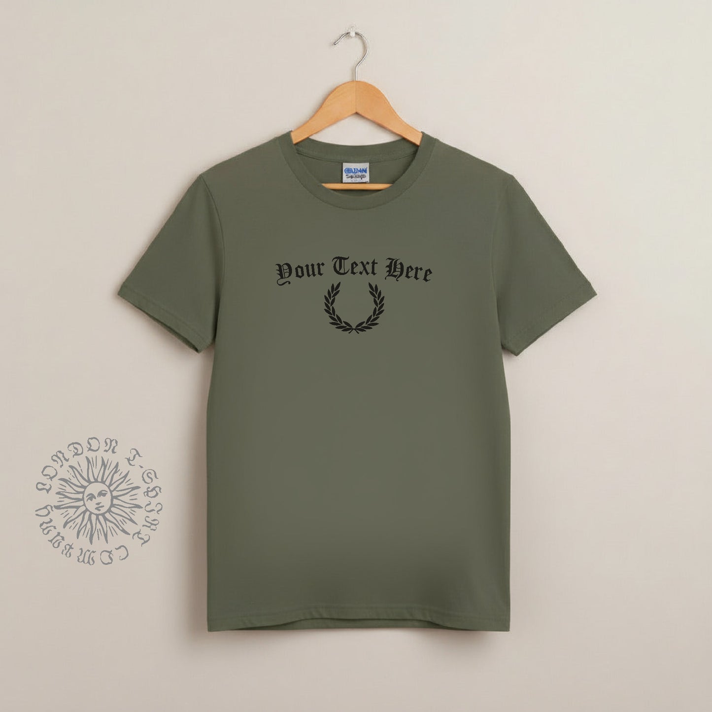 Custom Laurel T-Shirt - Add Your Text, Personalised, Sub Culture, Various Colour
