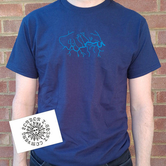 London Rivers T-Shirt - Organic Cotton, Alternative Souvenir, Walking, Subterranean Lost Rivers, Various Colours
