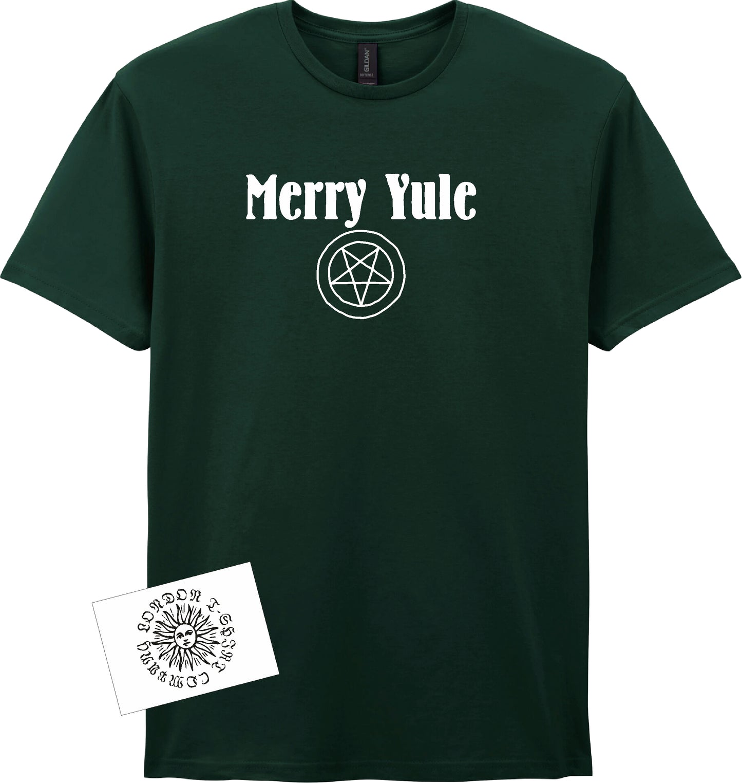 Merry Yule T-Shirt - Folk Christmas, Festive Gift, Various Colours