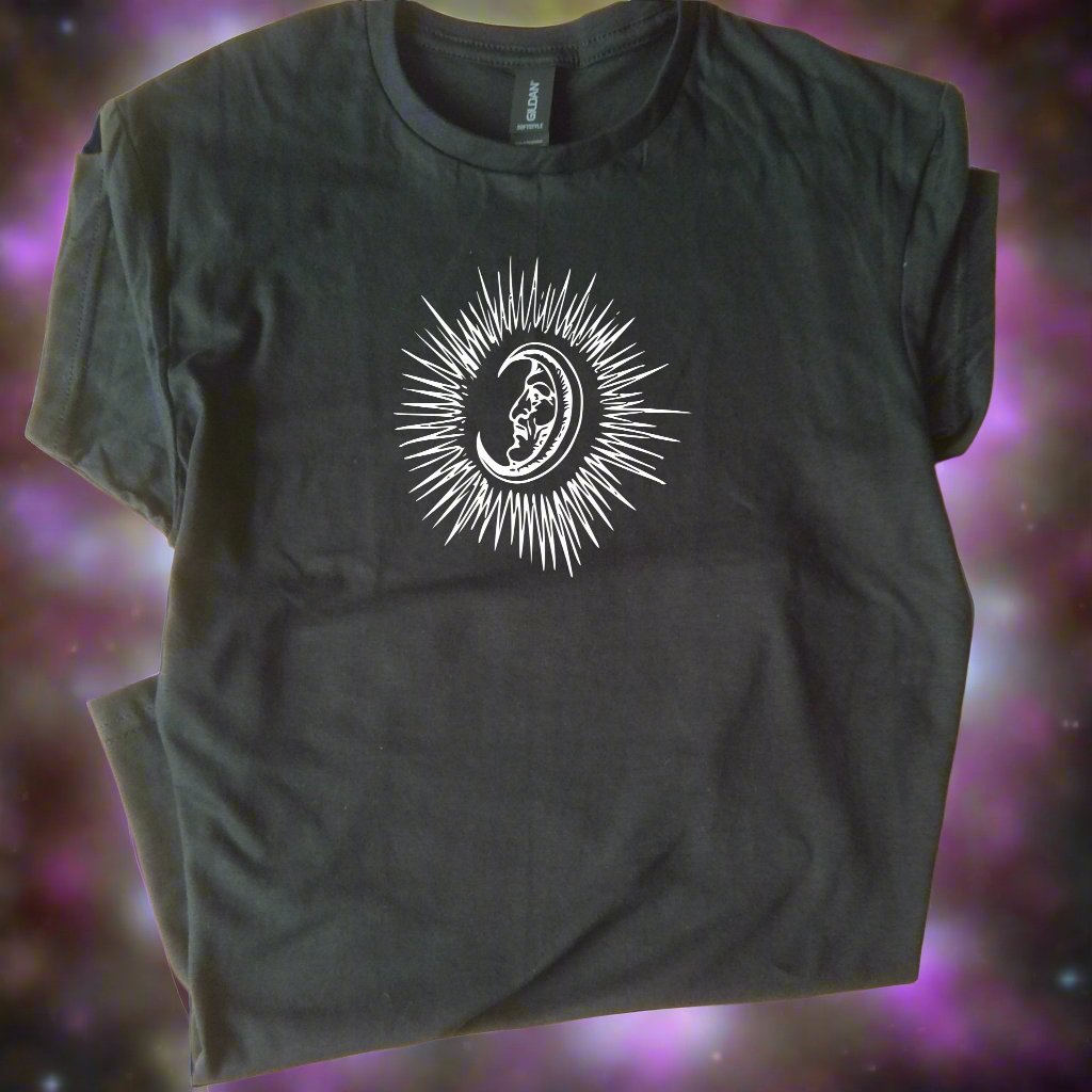 Moon Symbol T-shirt - lunar, Nature, S-XXL