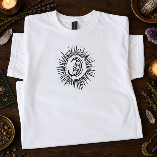 Moon Symbol T-shirt - lunar, Nature, S-XXL
