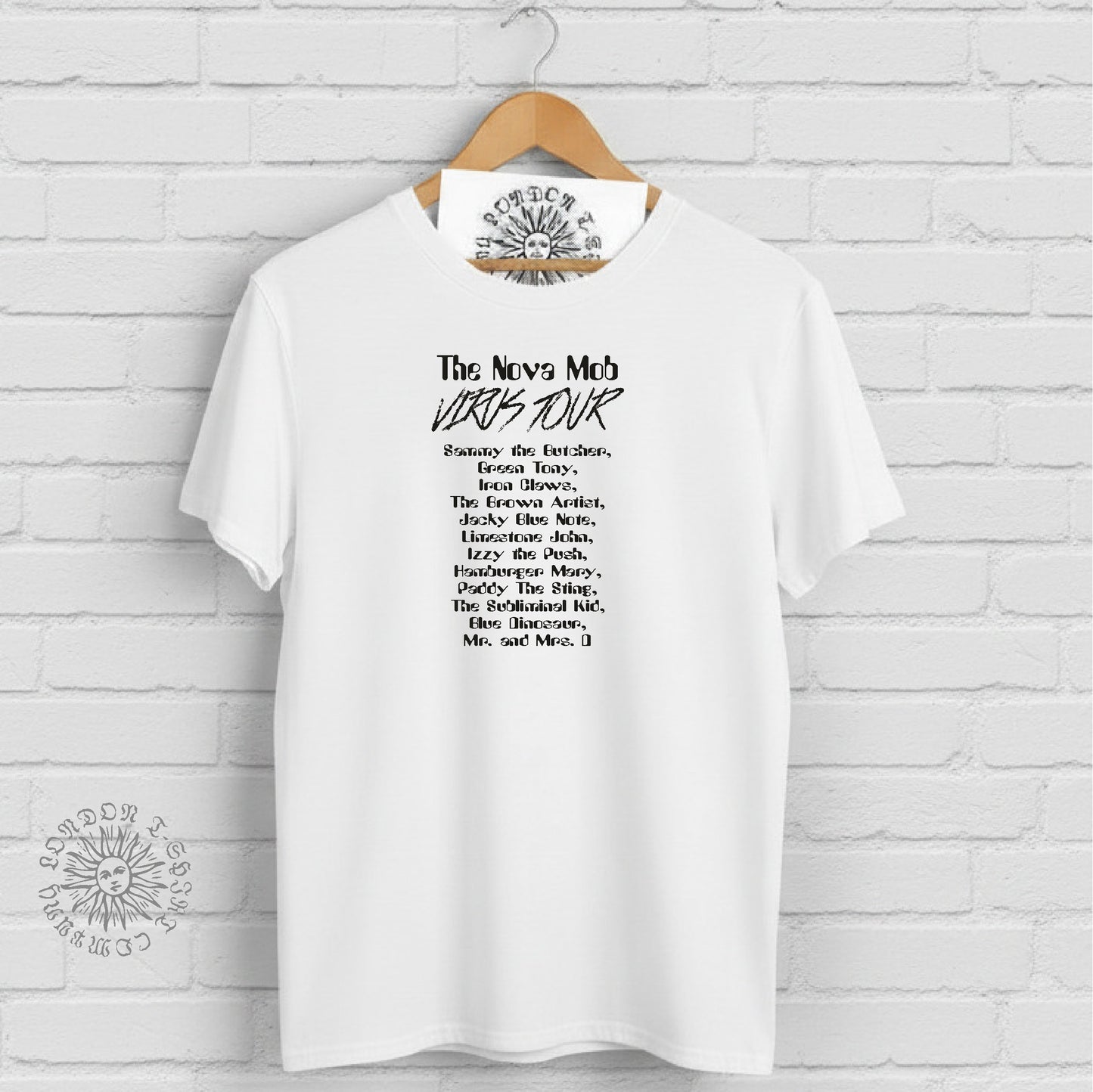 William S. Burroughs 'The Nova Mob' T-Shirt - Beat Literature, Various Colours