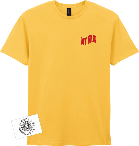 Off Grid T-Shirt - Alternative Lifestyle Gift, Various Colours