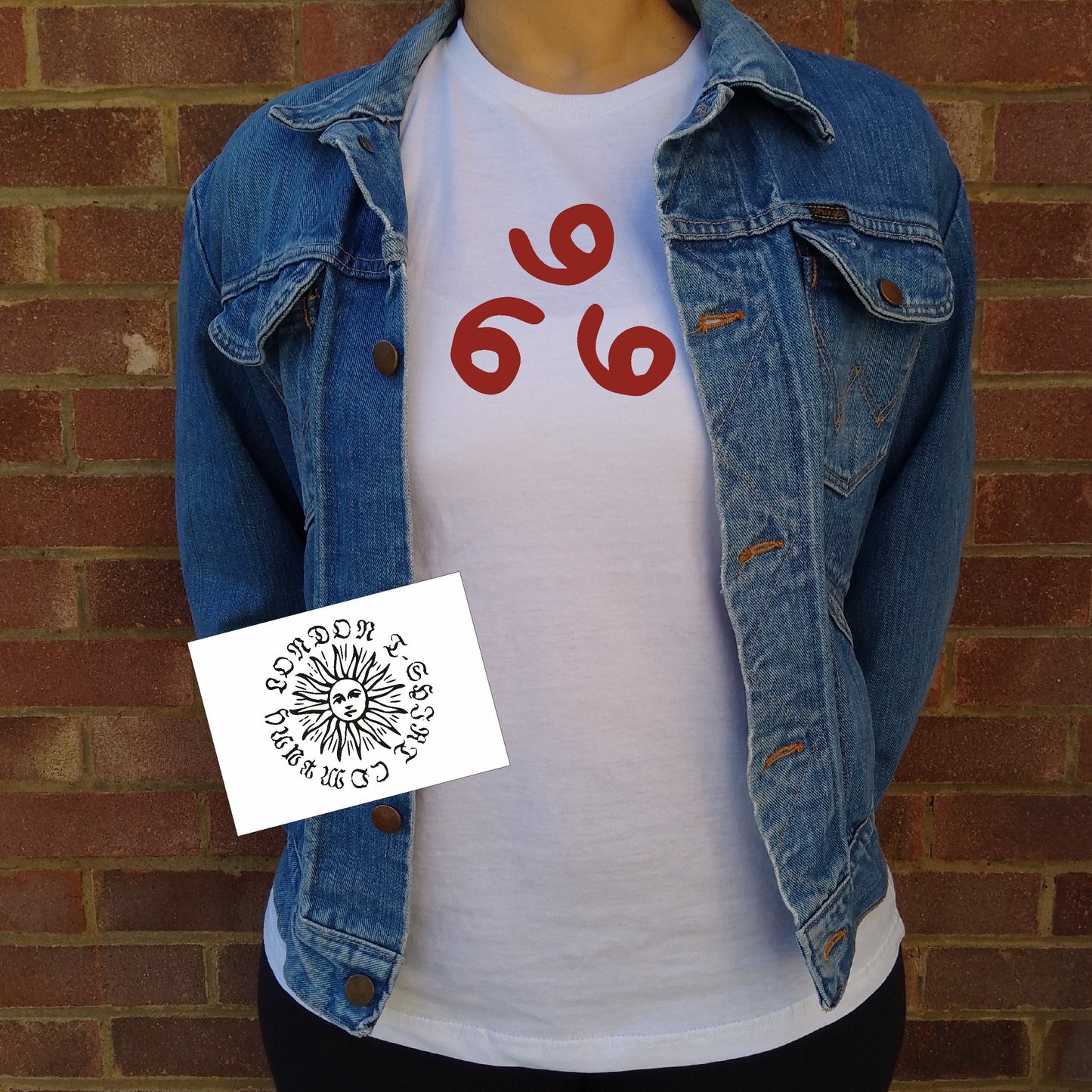 666 T-Shirt - Inspired By The Omen, Supernatural, Various Colours