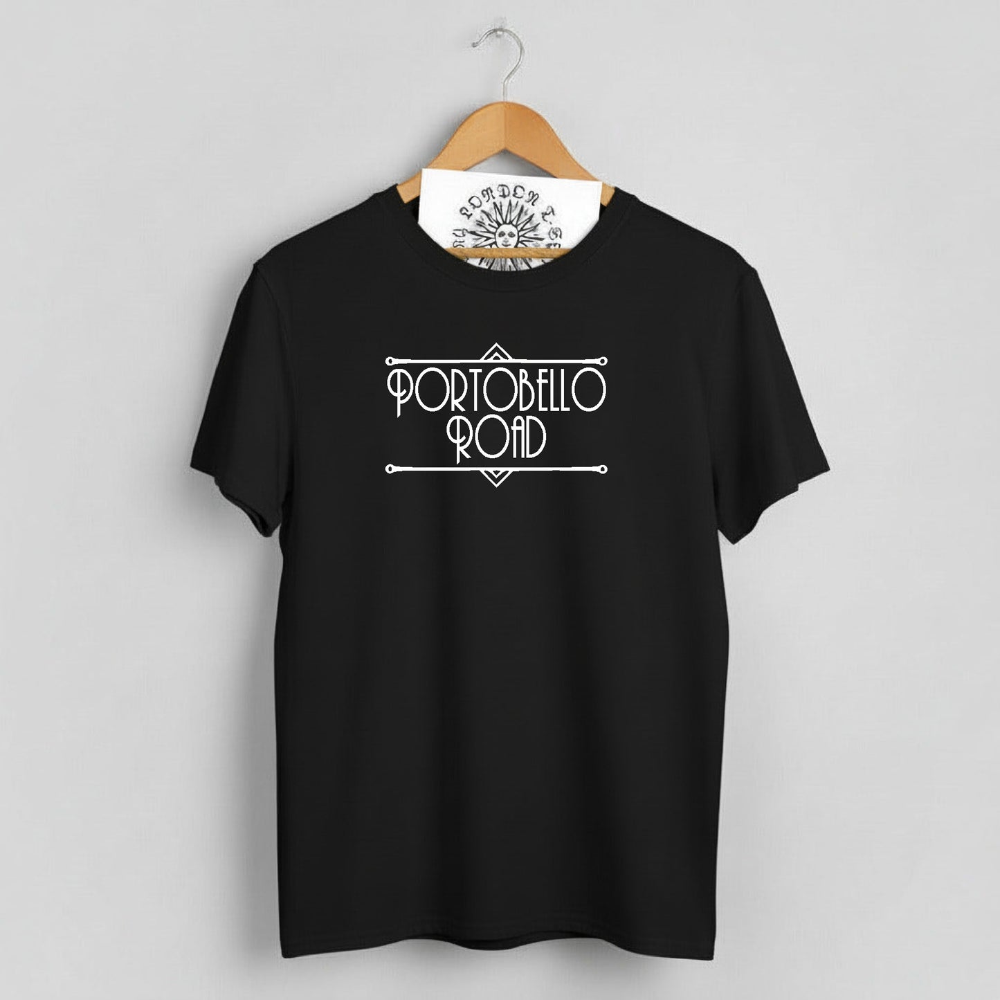 Portobello Road T-Shirt - Art Deco Style, London Souvenir, Various Colours