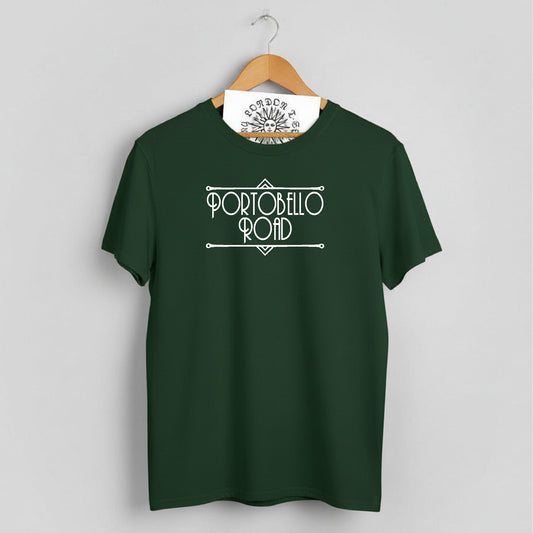 Portobello Road T-Shirt - Art Deco Style, London Souvenir, Various Colours