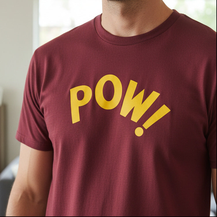 POW! T-Shirt - 60's Mod, Pop Art, Size Large