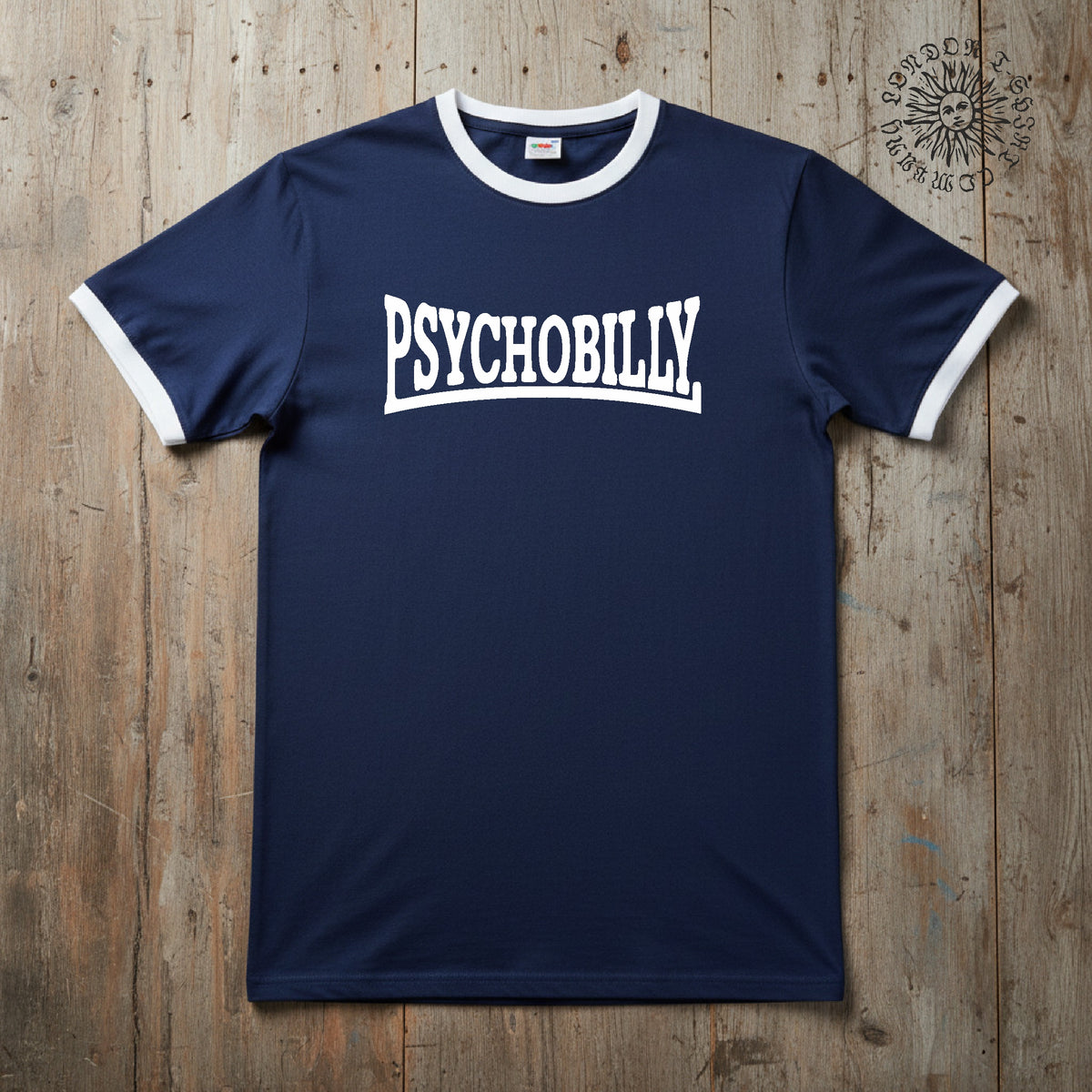 Psychobilly Ringer T-Shirt: Sub Culture, Rocker, Various Colours S-3XL