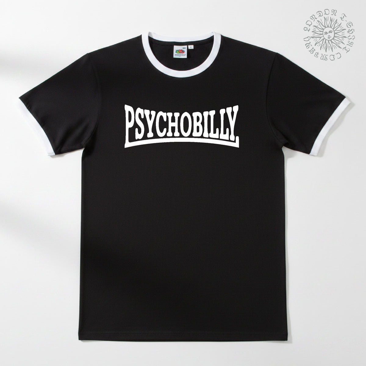 Psychobilly Ringer T-Shirt: Sub Culture, Rocker, Various Colours S-3XL