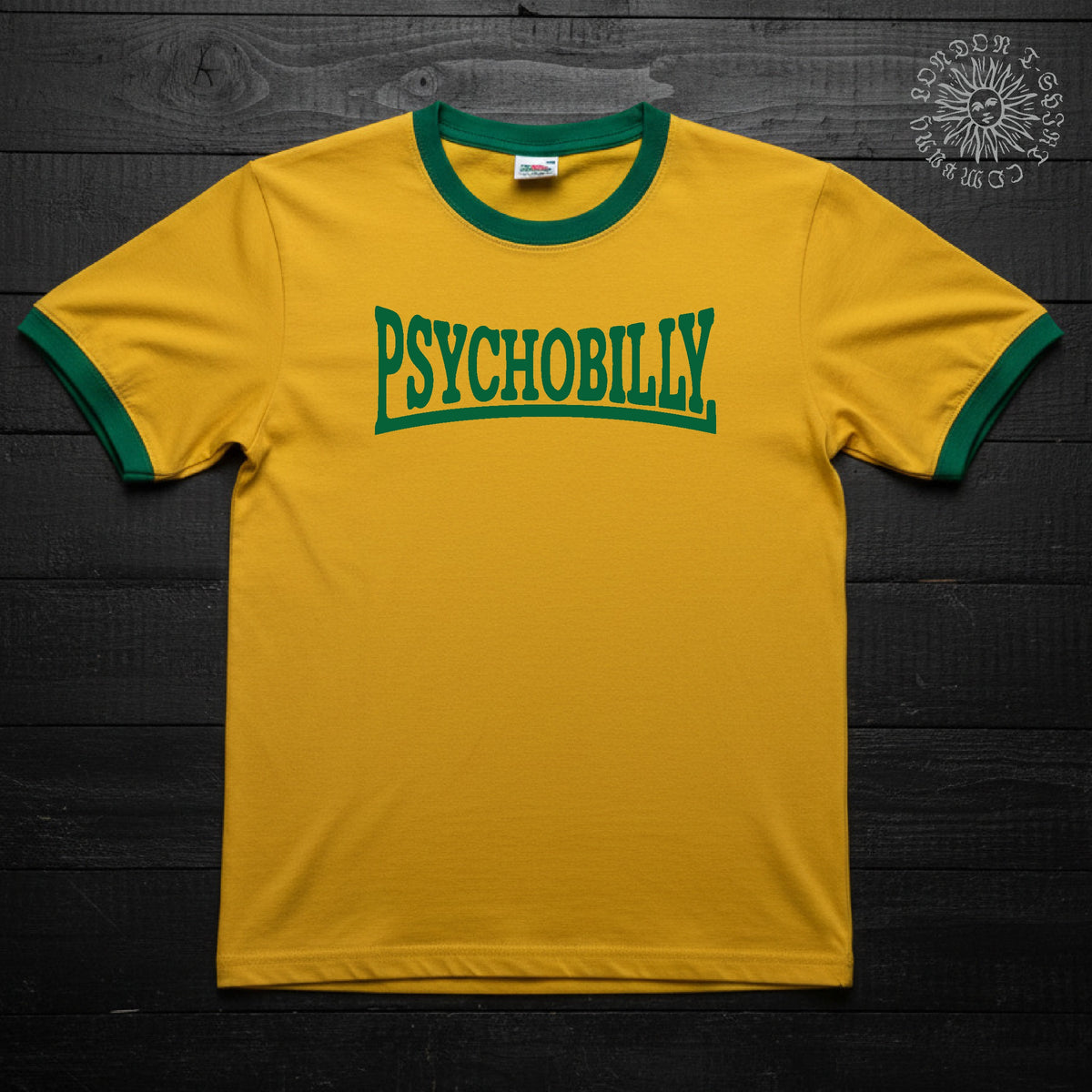 Psychobilly Ringer T-Shirt: Sub Culture, Rocker, Various Colours S-3XL