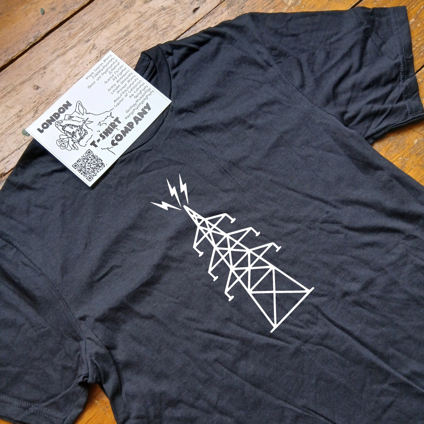 Pylon T-Shirt - Walking, Psychogeography, Topography, Hiking, Various Colours