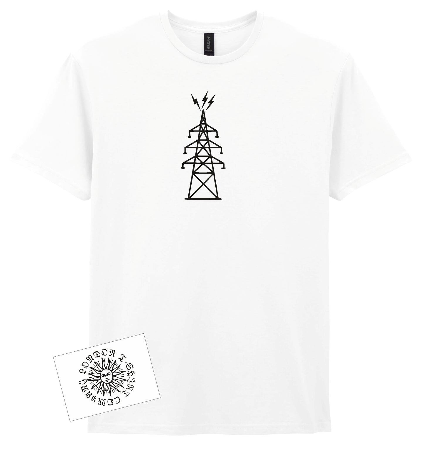Pylon T-Shirt - Walking, Psychogeography, Topography, Hiking, Various Colours