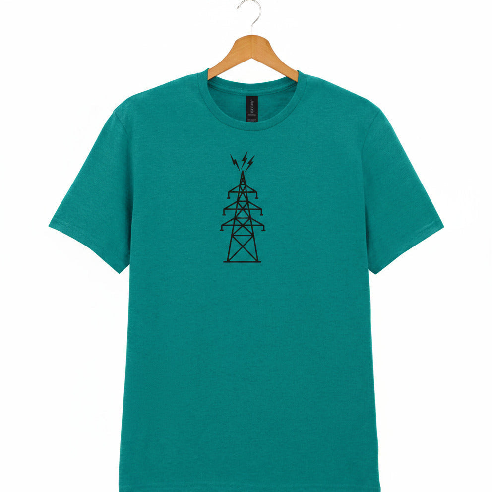 Pylon T-Shirt - Walking, Psychogeography, Topography, Hiking, Various Colours