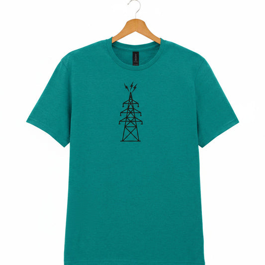 Pylon T-Shirt - Walking, Psychogeography, Topography, Hiking, Various Colours