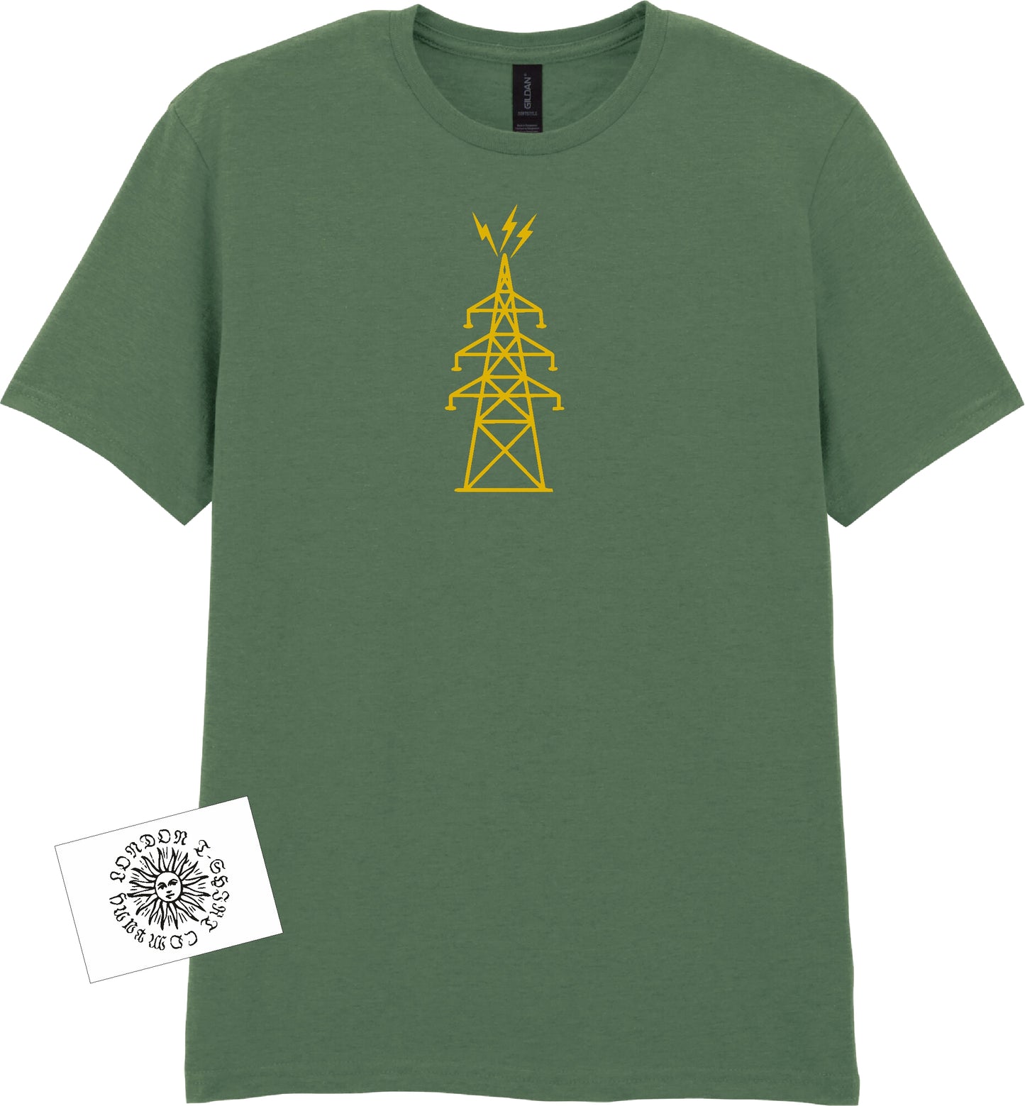 Pylon T-Shirt - Walking, Psychogeography, Topography, Hiking, Various Colours