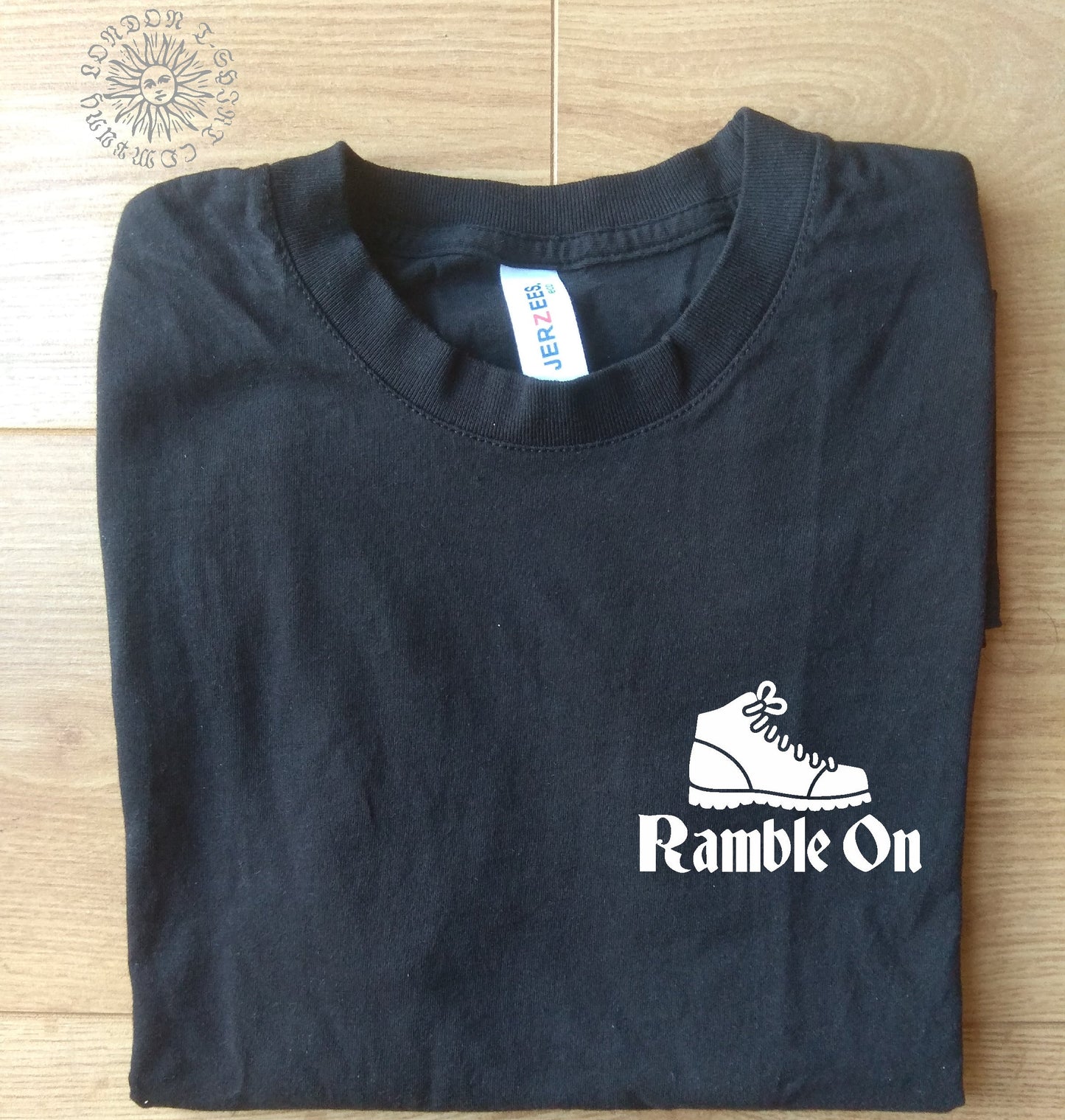 Ramble On T-Shirt:  Organic Cotton, Hiking, Various Colours