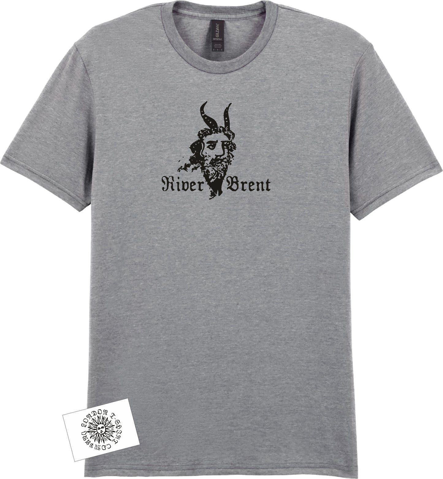 River Brent T-Shirt - Pan Folklore, Alternative London Souvenir, Various Colours