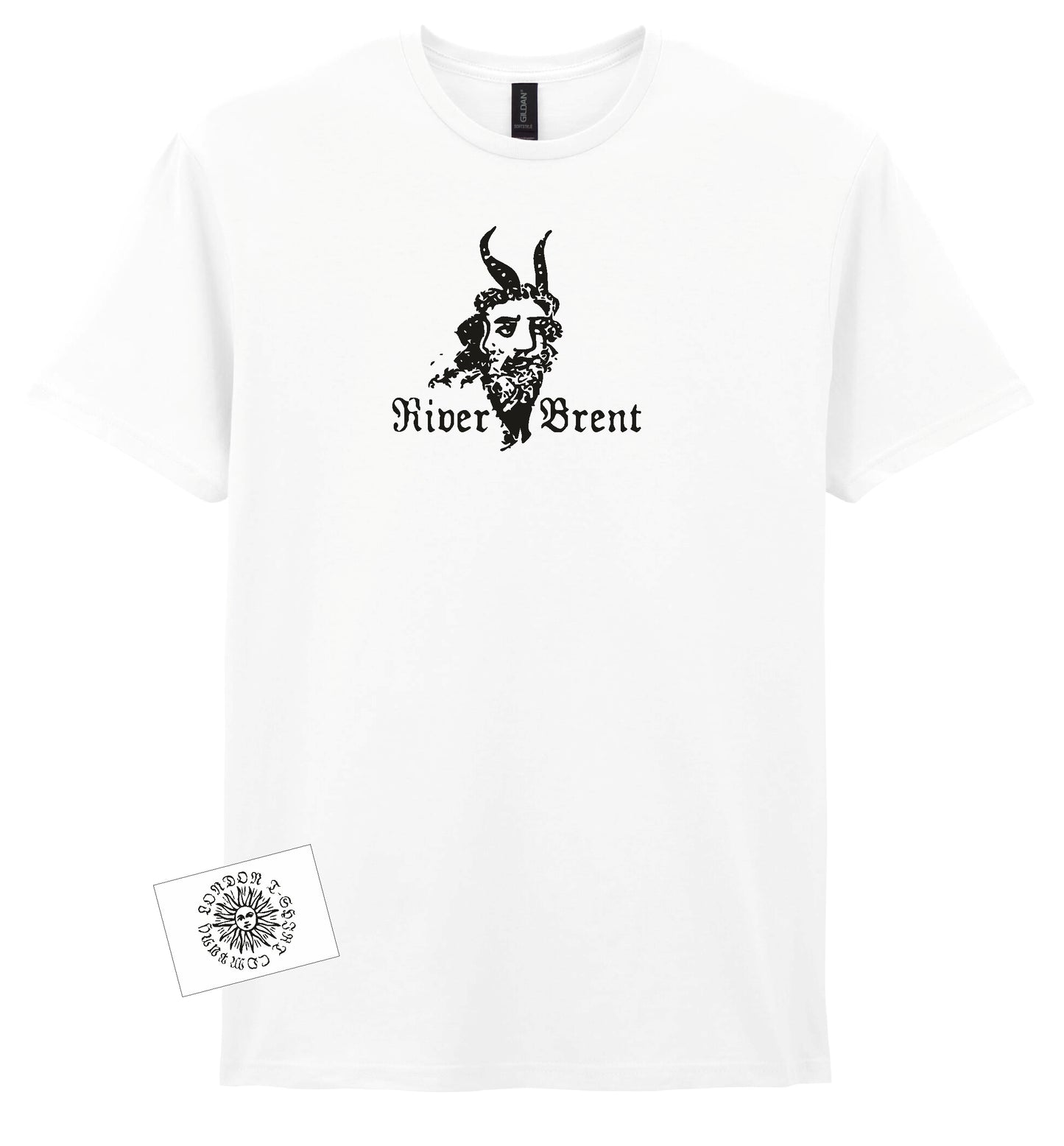 River Brent T-Shirt - Pan Folklore, Alternative London Souvenir, Various Colours